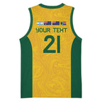 Australia Rugby Custom Basketball Jersey Glory Be To Wallabies Simple Pattern - Aussie Hoodie