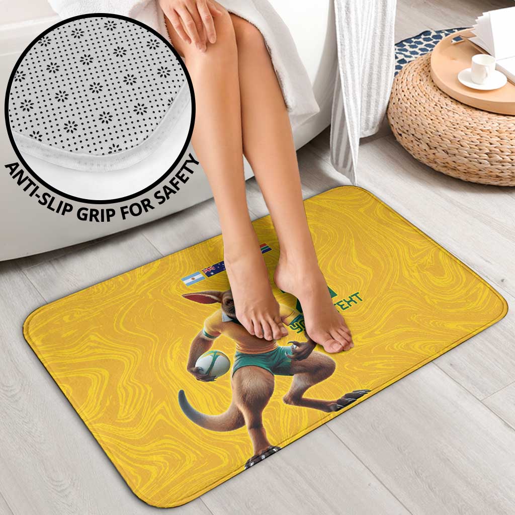 Australia Rugby Custom Bathroom Set Glory Be To Wallabies Simple Pattern - Aussie Hoodie