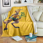 Australia Rugby Custom Blanket Glory Be To Wallabies Simple Pattern - Aussie Hoodie