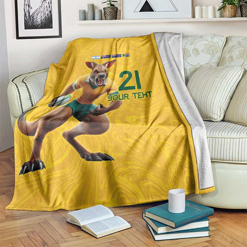 Australia Rugby Custom Blanket Glory Be To Wallabies Simple Pattern - Aussie Hoodie