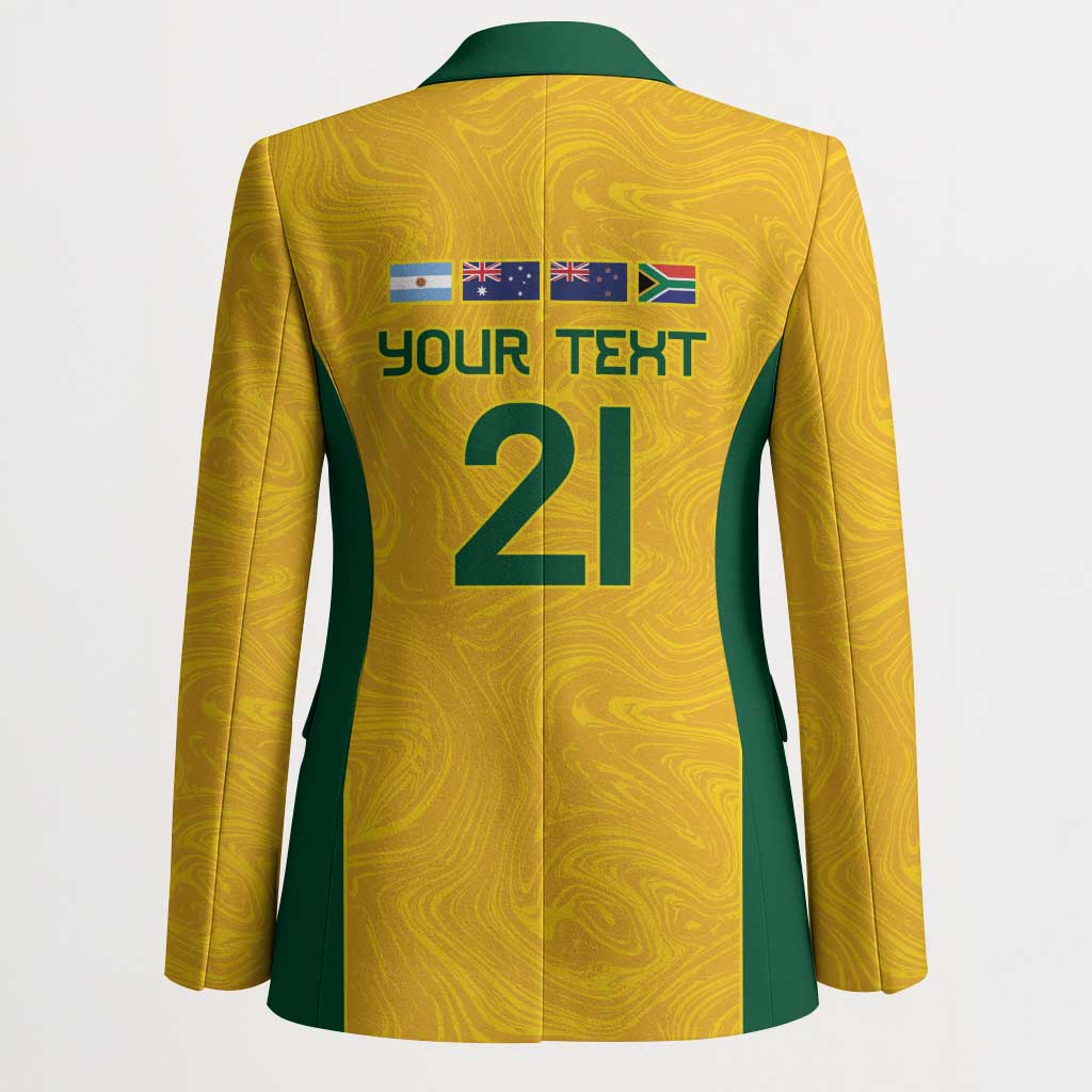 Australia Rugby Custom Blazer Glory Be To Wallabies Simple Pattern - Aussie Hoodie