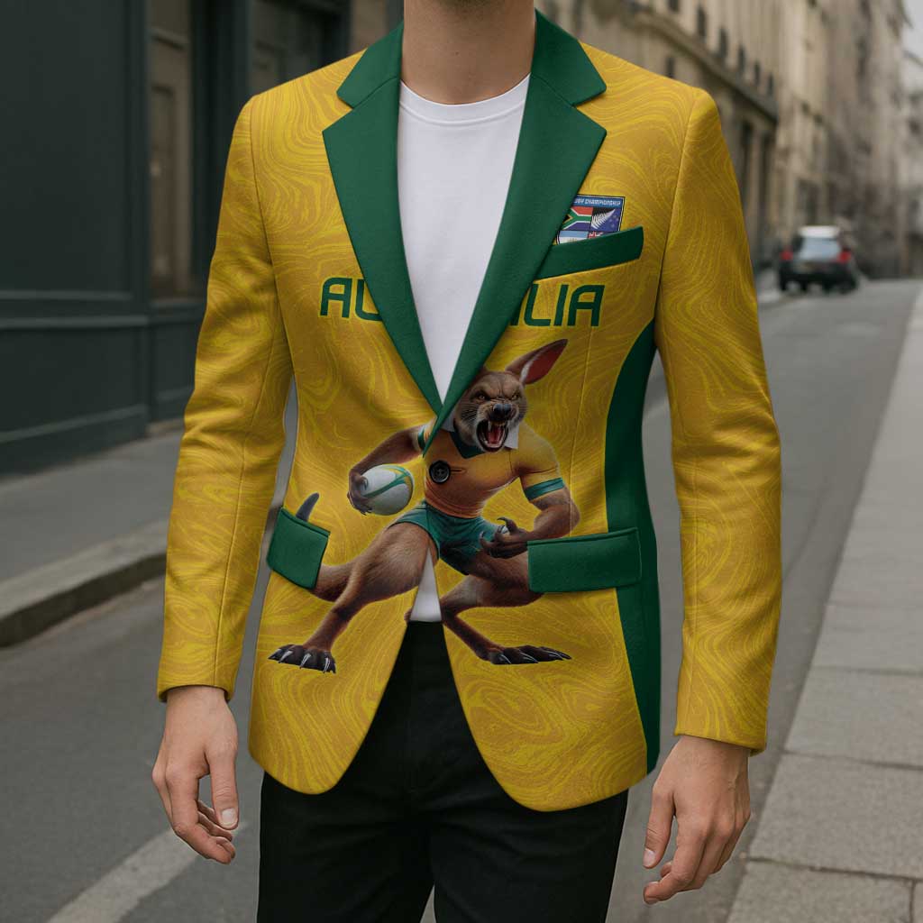 Australia Rugby Custom Blazer Glory Be To Wallabies Simple Pattern - Aussie Hoodie