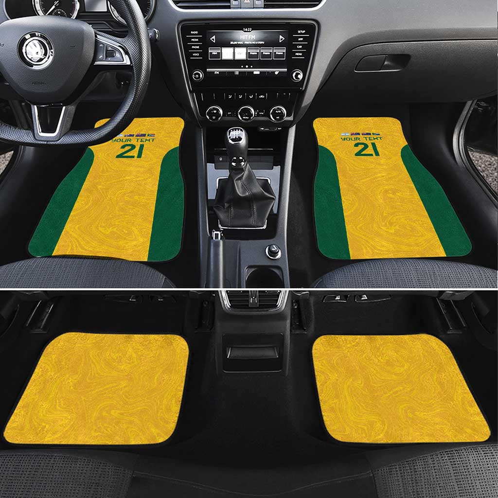 Australia Rugby Custom Car Mats Glory Be To Wallabies Simple Pattern - Aussie Hoodie