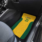 Australia Rugby Custom Car Mats Glory Be To Wallabies Simple Pattern - Aussie Hoodie