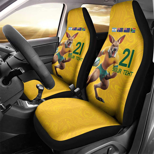 Australia Rugby Custom Car Seat Cover Glory Be To Wallabies Simple Pattern - Aussie Hoodie