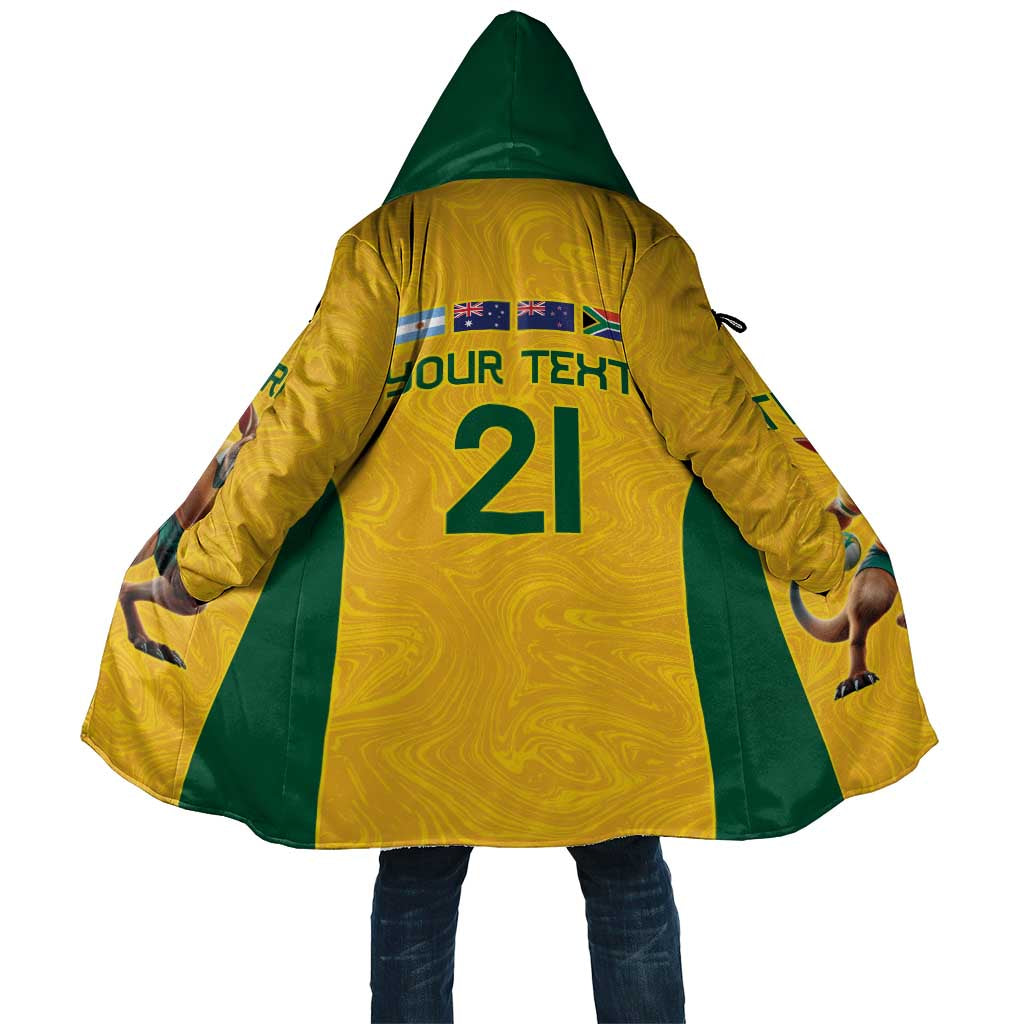 Australia Rugby Custom Cloak Glory Be To Wallabies Simple Pattern - Aussie Hoodie
