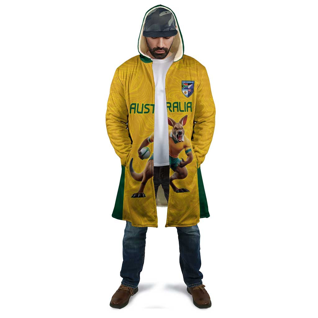 Australia Rugby Custom Cloak Glory Be To Wallabies Simple Pattern - Aussie Hoodie
