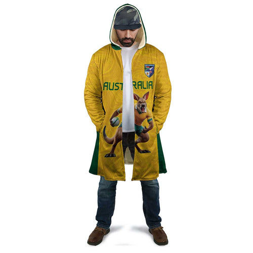 Australia Rugby Custom Cloak Glory Be To Wallabies Simple Pattern - Aussie Hoodie