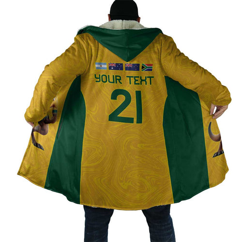 Australia Rugby Custom Cloak Glory Be To Wallabies Simple Pattern - Aussie Hoodie