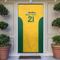 Australia Rugby Custom Door Cover Glory Be To Wallabies Simple Pattern - Aussie Hoodie