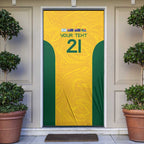 Australia Rugby Custom Door Cover Glory Be To Wallabies Simple Pattern - Aussie Hoodie