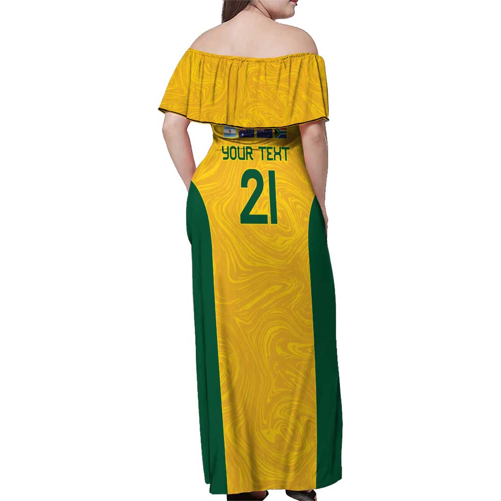 Australia Rugby Custom Family Matching Off Shoulder Maxi Dress and Hawaiian Shirt Glory Be To Wallabies Simple Pattern - Aussie Hoodie