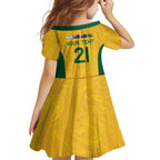 Australia Rugby Custom Family Matching Puletasi and Hawaiian Shirt Glory Be To Wallabies Simple Pattern - Aussie Hoodie