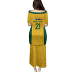 Australia Rugby Custom Family Matching Puletasi and Hawaiian Shirt Glory Be To Wallabies Simple Pattern - Aussie Hoodie