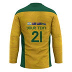 Australia Rugby Custom Hockey Jersey Glory Be To Wallabies Simple Pattern - Aussie Hoodie
