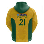 Australia Rugby Custom Hoodie Glory Be To Wallabies Simple Pattern - Aussie Hoodie