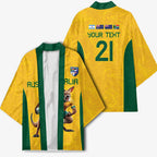 Australia Rugby Custom Kimono Glory Be To Wallabies Simple Pattern - Aussie Hoodie