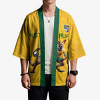 Australia Rugby Custom Kimono Glory Be To Wallabies Simple Pattern - Aussie Hoodie