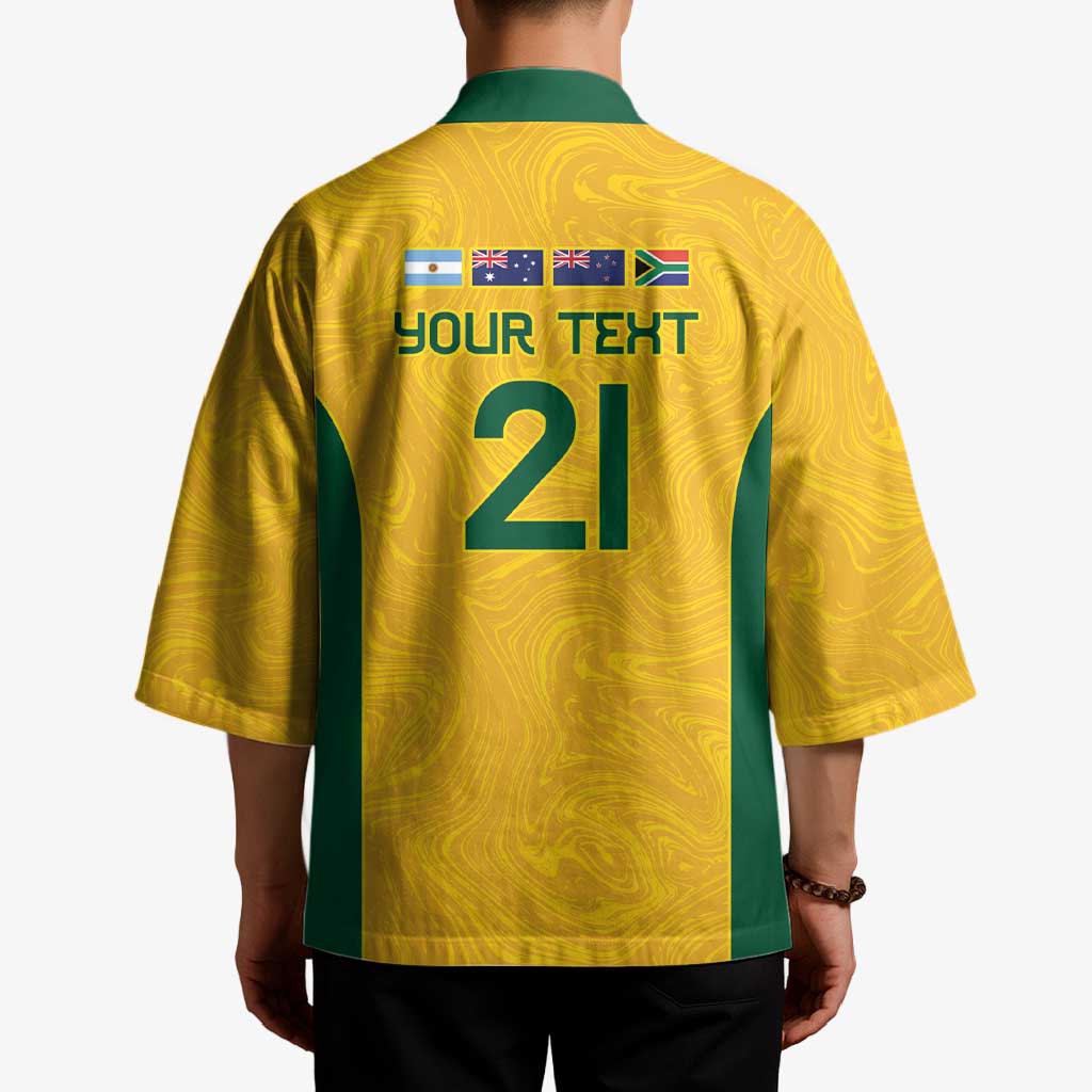 Australia Rugby Custom Kimono Glory Be To Wallabies Simple Pattern - Aussie Hoodie