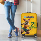 Australia Rugby Custom Luggage Cover Glory Be To Wallabies Simple Pattern - Aussie Hoodie