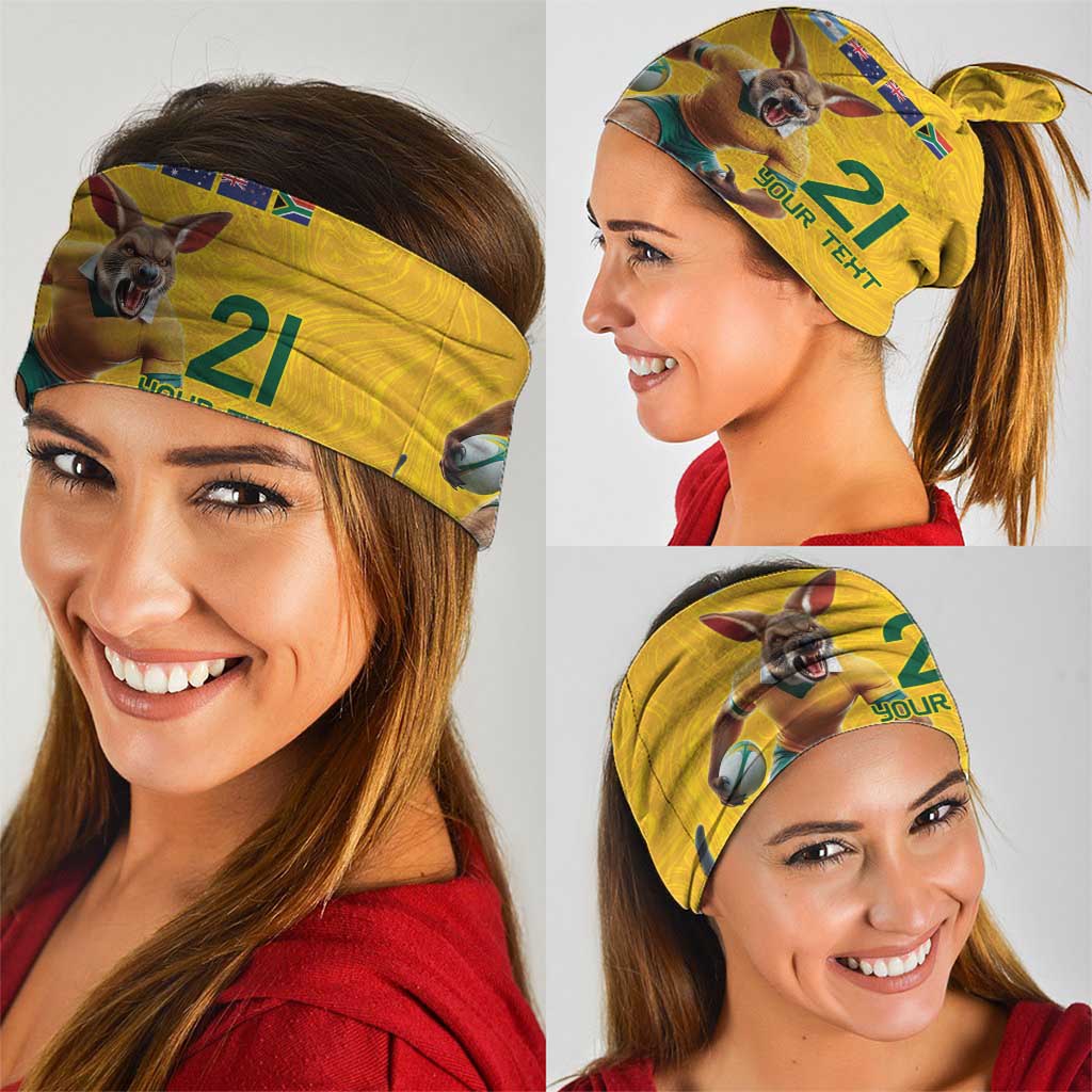 Australia Rugby Custom Neck Gaiter Glory Be To Wallabies Simple Pattern - Aussie Hoodie