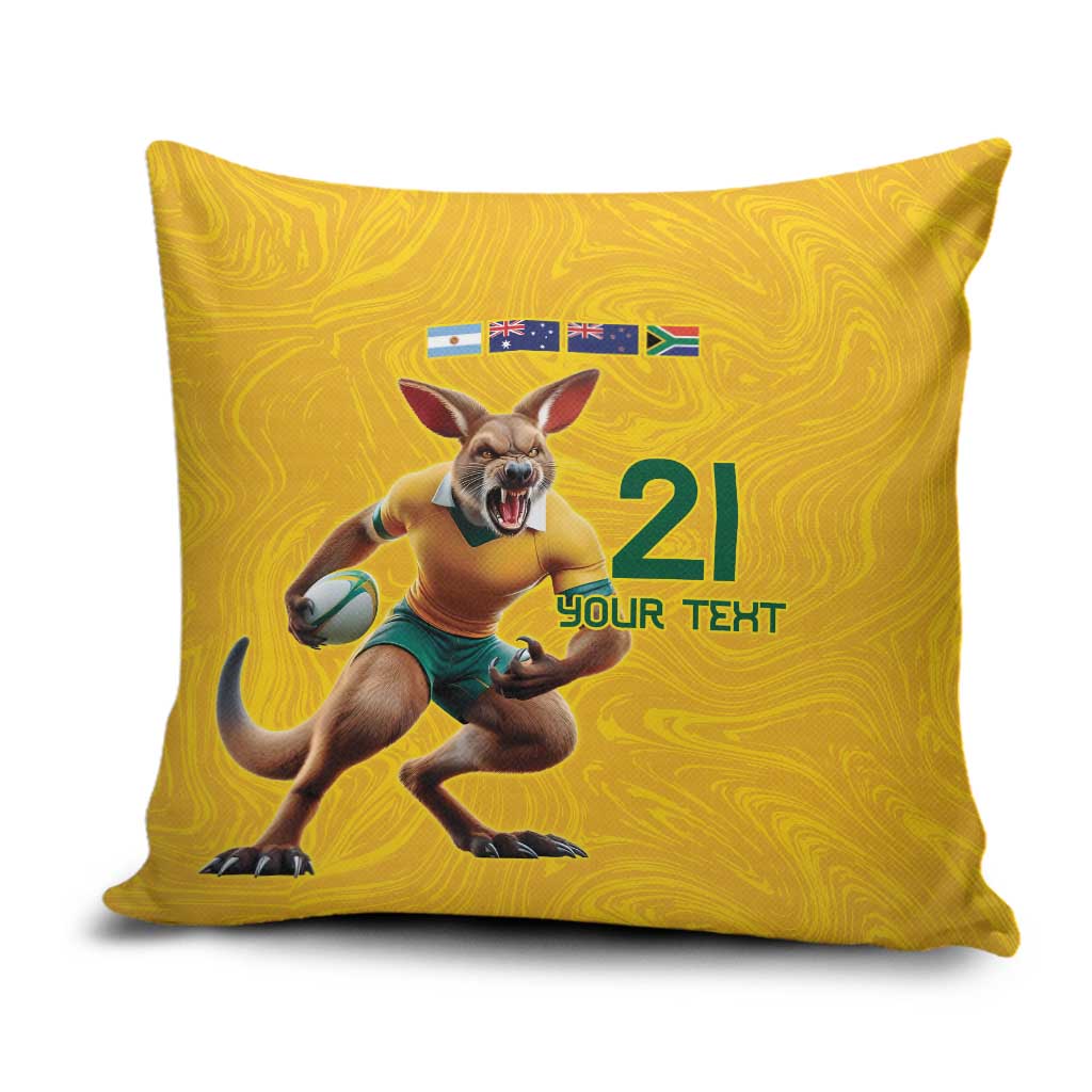 Australia Rugby Custom Pillow Cover Glory Be To Wallabies Simple Pattern - Aussie Hoodie