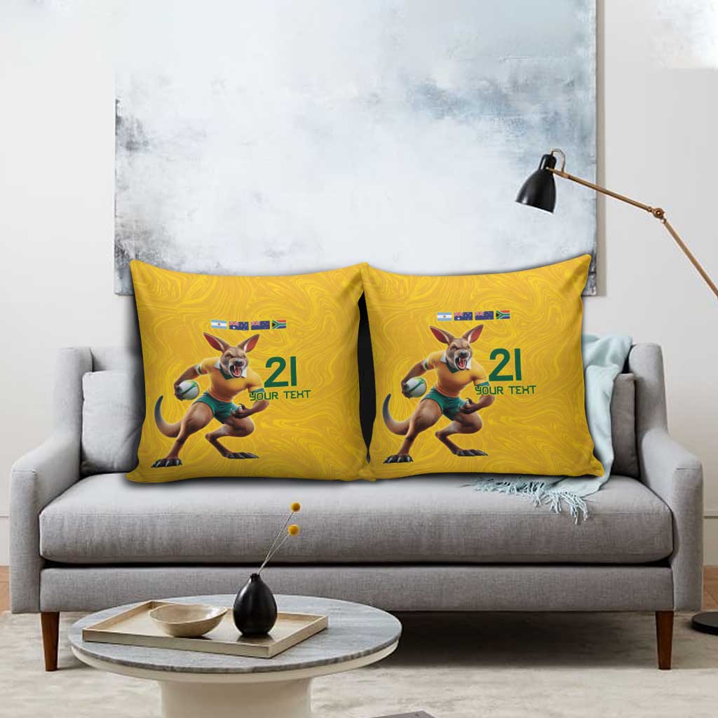 Australia Rugby Custom Pillow Cover Glory Be To Wallabies Simple Pattern - Aussie Hoodie