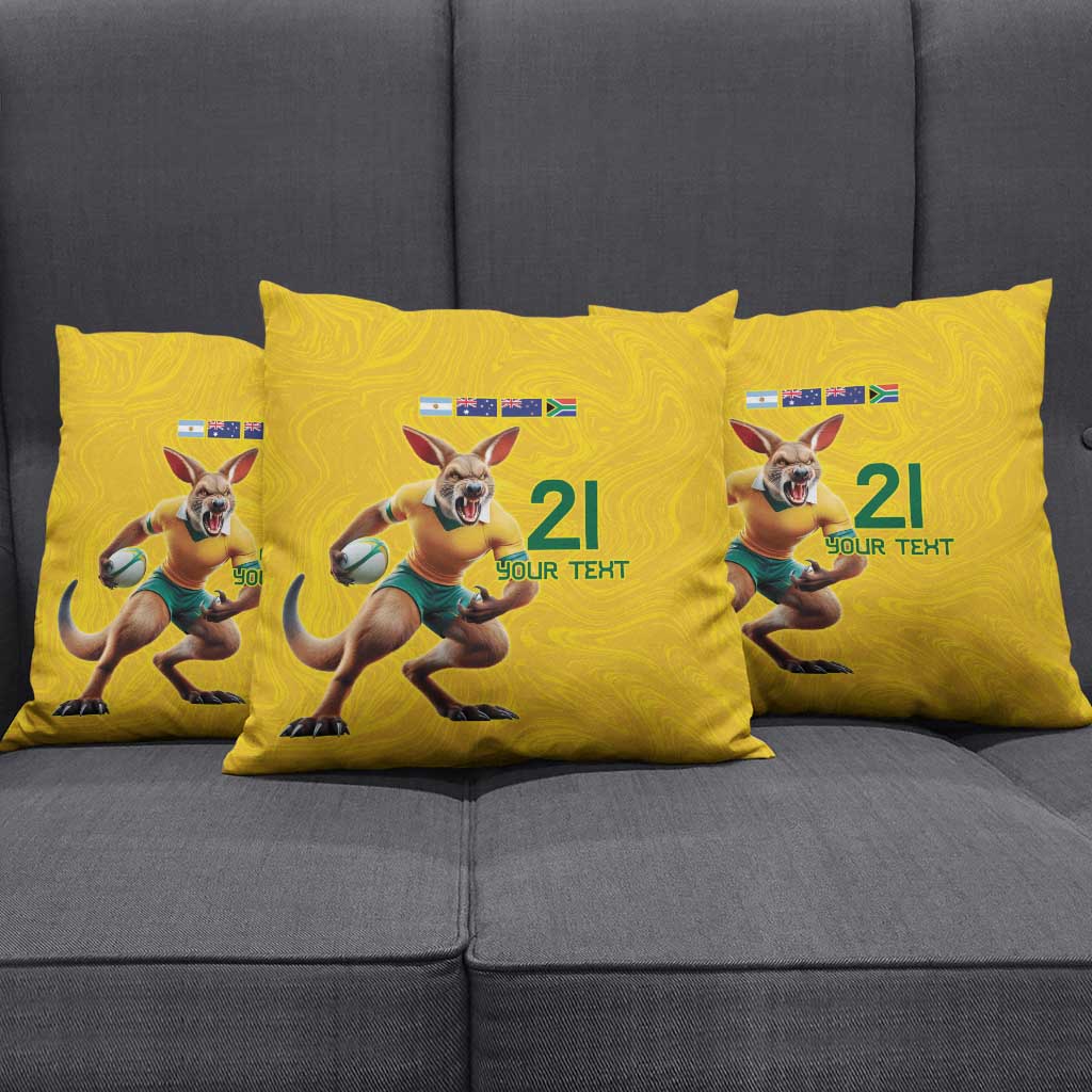 Australia Rugby Custom Pillow Cover Glory Be To Wallabies Simple Pattern - Aussie Hoodie