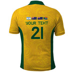 Australia Rugby Custom Polo Shirt Glory Be To Wallabies Simple Pattern - Aussie Hoodie