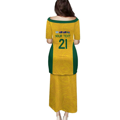 Australia Rugby Custom Puletasi Glory Be To Wallabies Simple Pattern - Aussie Hoodie