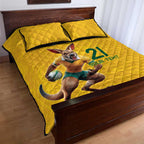 Australia Rugby Custom Quilt Bed Set Glory Be To Wallabies Simple Pattern - Aussie Hoodie