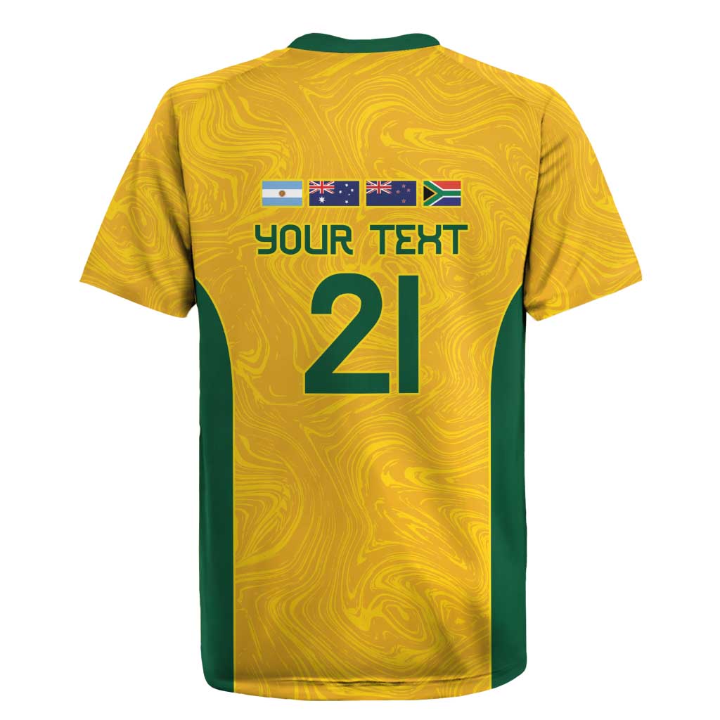 Australia Rugby Custom Rugby Jersey Glory Be To Wallabies Simple Pattern - Aussie Hoodie