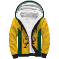 Australia Rugby Custom Sherpa Hoodie Glory Be To Wallabies Simple Pattern - Aussie Hoodie