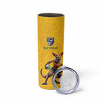 Australia Rugby Custom Skinny Tumbler Glory Be To Wallabies Simple Pattern - Aussie Hoodie