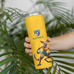 Australia Rugby Custom Skinny Tumbler Glory Be To Wallabies Simple Pattern - Aussie Hoodie