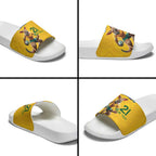 Australia Rugby Custom Slide Sandals Glory Be To Wallabies Simple Pattern - Aussie Hoodie
