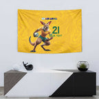 Australia Rugby Custom Tapestry Glory Be To Wallabies Simple Pattern - Aussie Hoodie