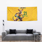 Australia Rugby Custom Tapestry Glory Be To Wallabies Simple Pattern - Aussie Hoodie