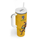 Australia Rugby Custom Tumbler With Handle Glory Be To Wallabies Simple Pattern - Aussie Hoodie