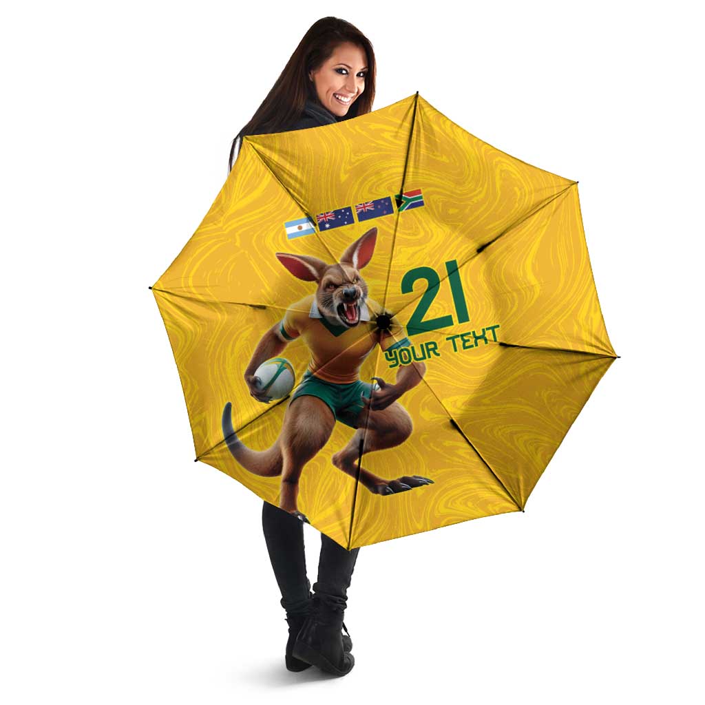 Australia Rugby Custom Umbrella Glory Be To Wallabies Simple Pattern - Aussie Hoodie
