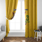 Australia Rugby Custom Window Curtain Glory Be To Wallabies Simple Pattern - Aussie Hoodie