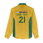 Australia Rugby Custom Women Casual Shirt Glory Be To Wallabies Simple Pattern - Aussie Hoodie
