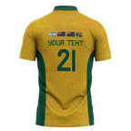 Australia Rugby Custom Zipper Polo Shirt Glory Be To Wallabies Simple Pattern - Aussie Hoodie
