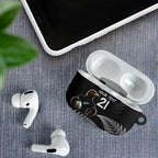 New Zealand Rugby Custom AirPods Case Glory Be To Black Silver-fern - Aussie Hoodie
