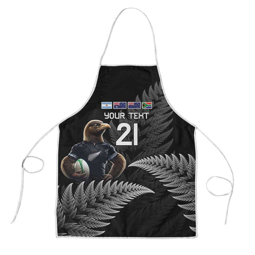 New Zealand Rugby Custom Apron Glory Be To Black Silver-fern - Aussie Hoodie