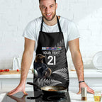 New Zealand Rugby Custom Apron Glory Be To Black Silver-fern - Aussie Hoodie
