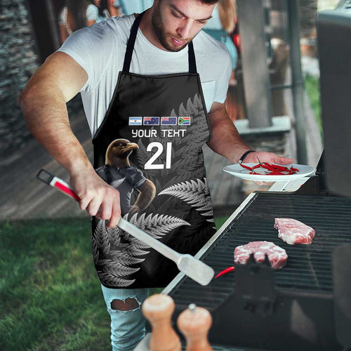 New Zealand Rugby Custom Apron Glory Be To Black Silver-fern - Aussie Hoodie