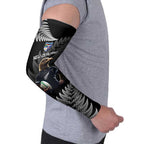 New Zealand Rugby Custom Arm Sleeves Glory Be To Black Silver-fern - Aussie Hoodie