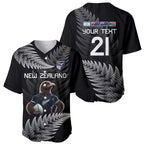New Zealand Rugby Custom Baseball Jersey Glory Be To Black Silver-fern - Aussie Hoodie