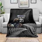 New Zealand Rugby Custom Blanket Glory Be To Black Silver-fern - Aussie Hoodie